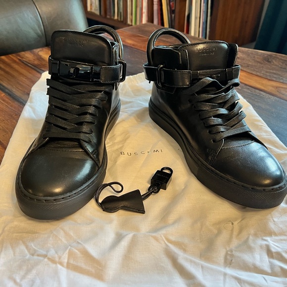 Black Buscemi High Tops - Brand NEW - Picture 2 of 5